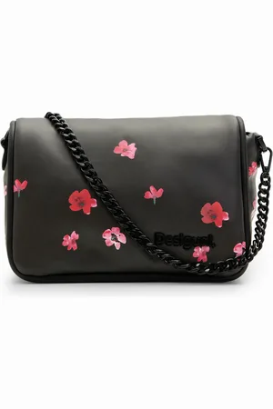 Desigual Bandolera S acolchada flores - - U