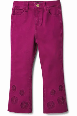 Desigual Vaquero flare cropped flocado - - 11/12