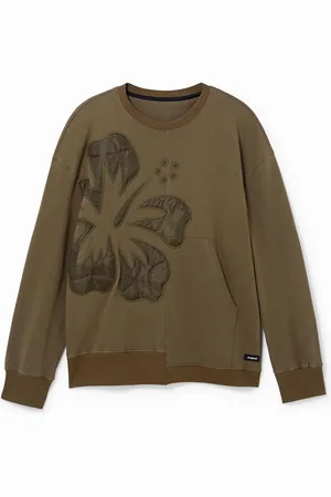 Desigual Sudadera oversize bajo asimétrico - - L