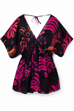 Desigual Vestido túnica tropical - - L