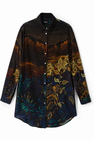 Desigual Camisa larga Hawaiana - - M