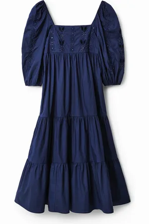 Desigual Vestido midi bordados - - L