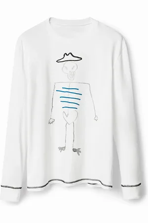 Desigual Camiseta manga larga oversize - - L