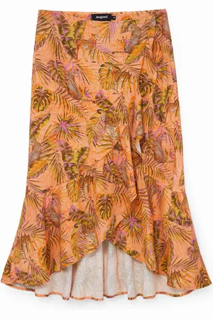 Desigual Falda de volantes tropical - - L