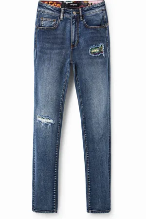 Desigual Vaqueros Slim push- - BLUE - 34
