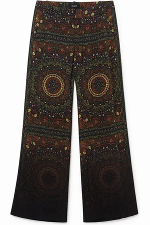 Desigual Pantalón campana hindú - - 34