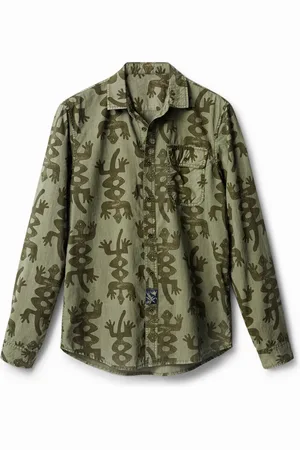 Desigual Camisa manga larga lagartos - - M
