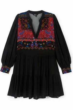 Desigual Vestido corto viscosa boho - - XL