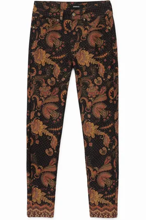 Desigual Pantalón skinny étnico - - 34