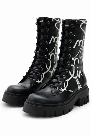 Desigual Botas altas track mensajes - - 37