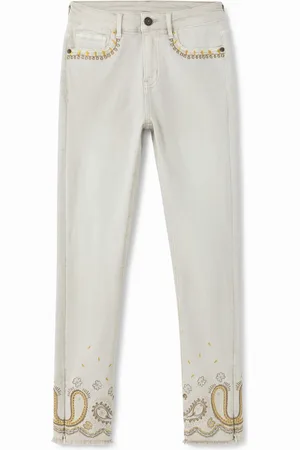 Desigual Pantalón vaquero skinny tobillero - - 34