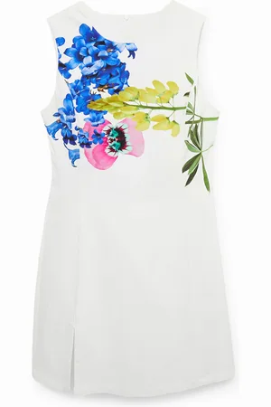 Desigual Vestido blanco M. Christian Lacroix - - L
