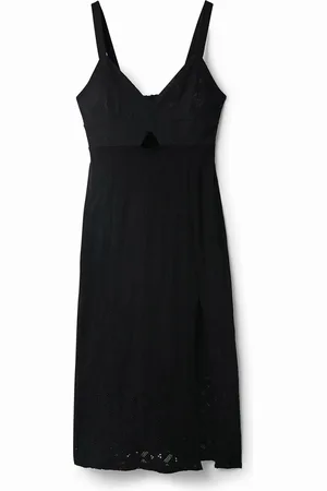 Desigual Vestido midi bordados - - L