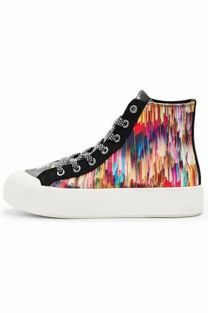 Desigual Sneakers caña alta patch glitch - - 37