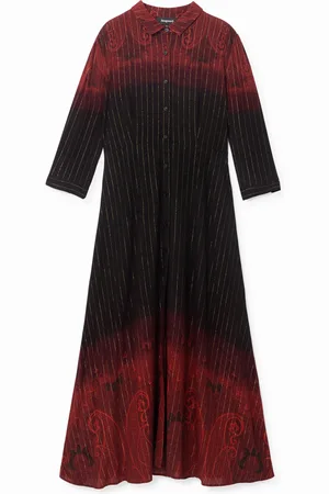 Desigual Vestido camisero largo - - 38
