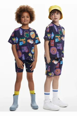 Desigual Camiseta sellos manga corta - - 11/12