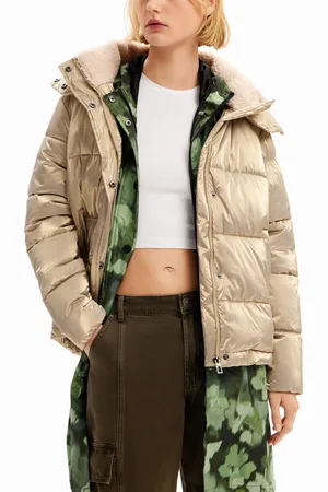 Desigual Chaqueta acolchada metalizada - - L