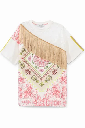 Desigual Camiseta de patch de estilos - - L