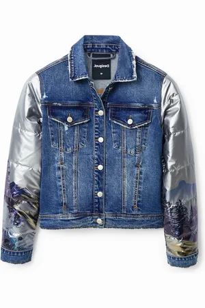 Desigual Chaqueta vaquera híbrida - - S