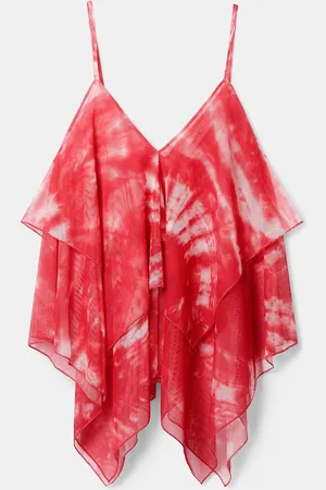 Desigual Camiseta tirantes tie- - RED - L