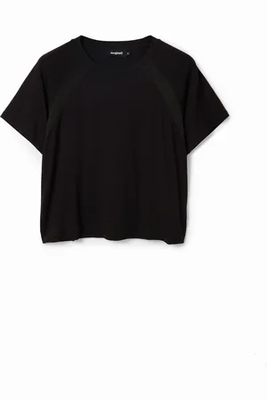 Desigual Camiseta corta sport rejilla - - L