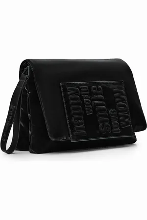 Desigual Bandolera pequeña mensajes - - U