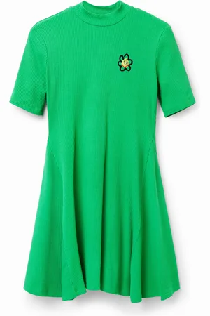 Desigual Vestido corto skater flor - - L
