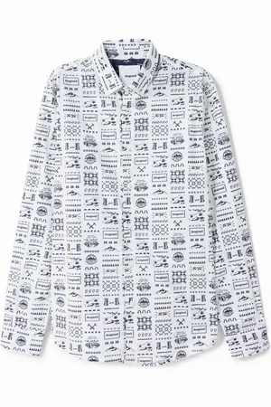 Desigual Camisa slim dibujos - - L