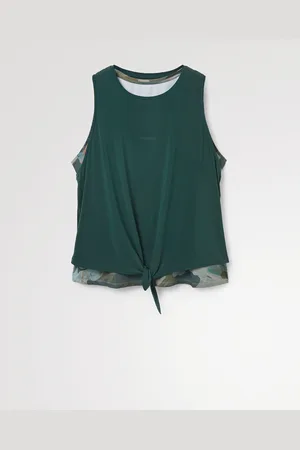 Desigual Camiseta doble sin mangas - - L