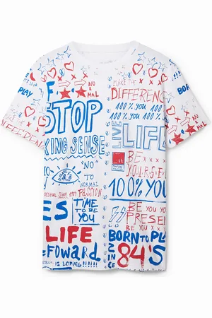 Desigual Camiseta bolimanía 100% algodón - - L
