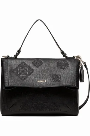 Desigual Bolso grabado mandalas y solapa - - U