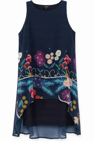 Desigual Vestido multicapa y estampado floral - - 36