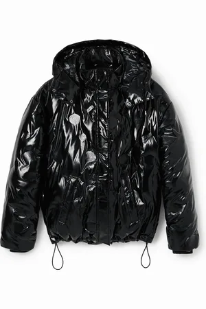 Desigual Chaqueta oversize acolchada vinilo - - L