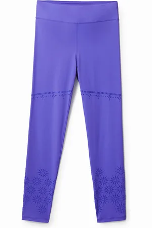 Desigual Leggings detalles flocados - - M