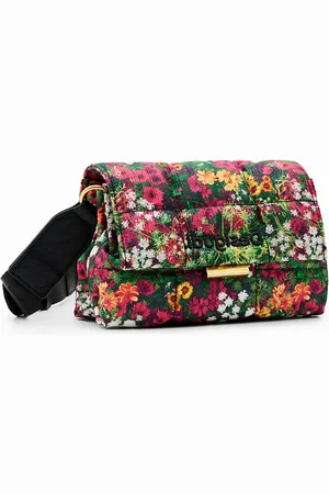 Desigual Bandolera pequeña flores - - U