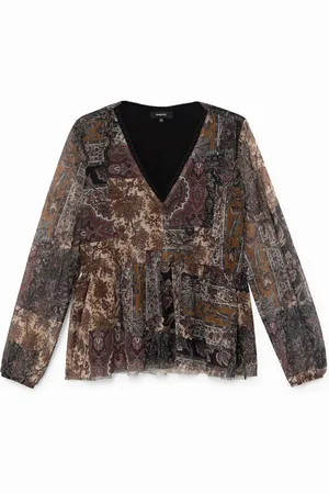 Desigual Camiseta evasé boho - - L