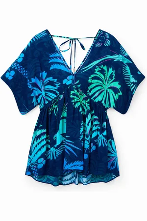 Desigual Vestido túnica tropical - - XL