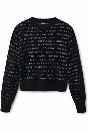 Desigual Jersey oversize Manifesto - - S