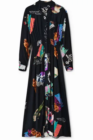 Desigual Vestido midi camisero - - XS