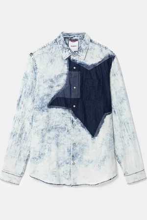 Desigual Camisa denim desgastada - - L