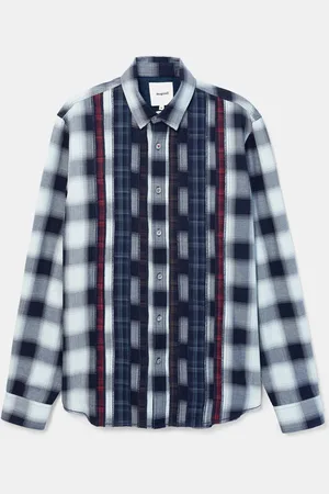 Desigual Camisa regular cutaway cuadros - - L