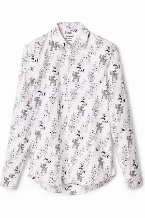 Desigual Camisa manga larga lobos - - L