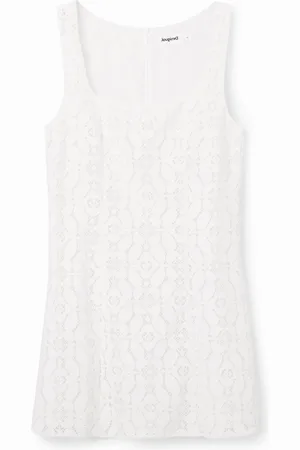 Desigual Vestido corto encaje - - XL