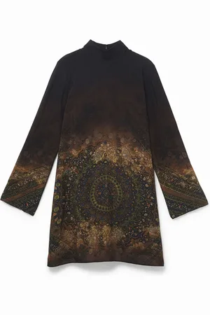 Desigual Vestido recto boho - - L