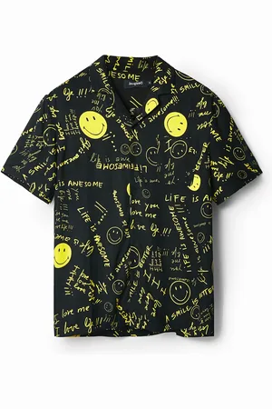 Desigual Camisa resort unisex Smiley® - - L