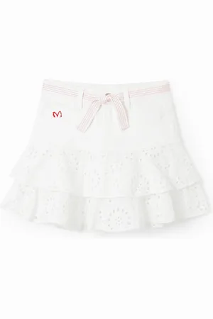 Desigual Minifalda bordado suizo - - 3/4
