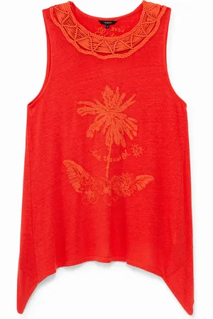 Desigual Camiseta sin mangas caída - - L