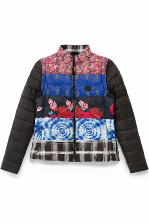 Desigual Chaqueta eco acolchada patch estampados - - S