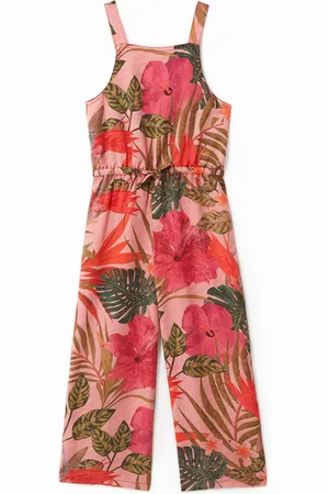 Desigual Mono pantalón flores - - 3/4