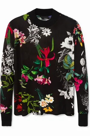 Desigual Camiseta slim floral - - L